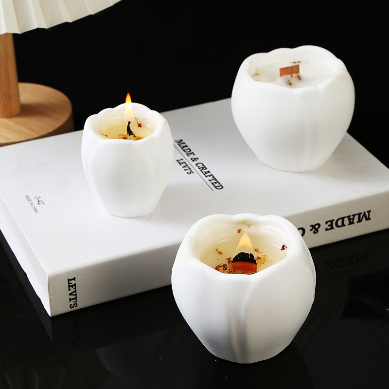 Candle Fragrance - Ev Dekorasyonu için Aromaterapi Mum, Lale