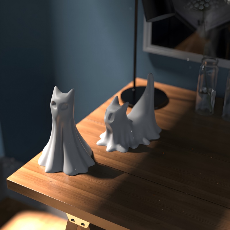 Hayalet Kedi Cadılar Bayramı M - Candle Molds incelemesi ve fiyatı