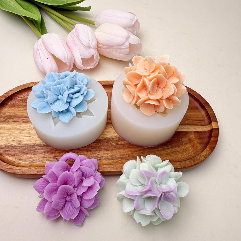 ● Ortanca Çiçek Silikon Kalıp  - Candle Molds incelemesi ve fiyatı