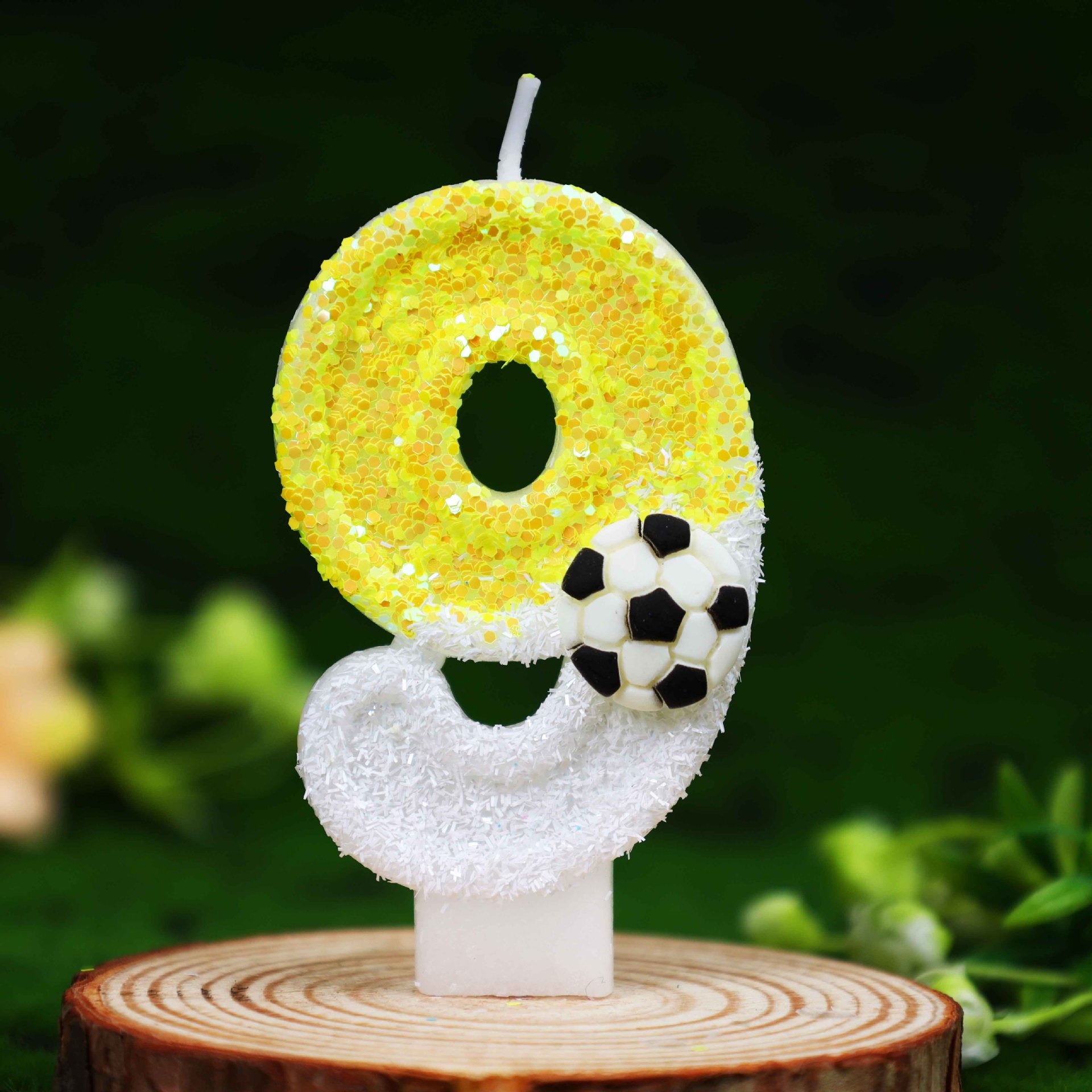 Sarı Beyaz Payetli Spor Futbol - Silk Candle incelemesi ve fiyatı
