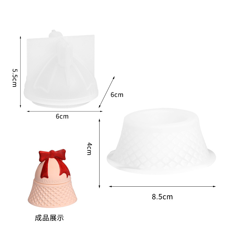 Noel Çan Şekilli Silikon Kalıp - Candle Containers incelemesi ve fiyatı