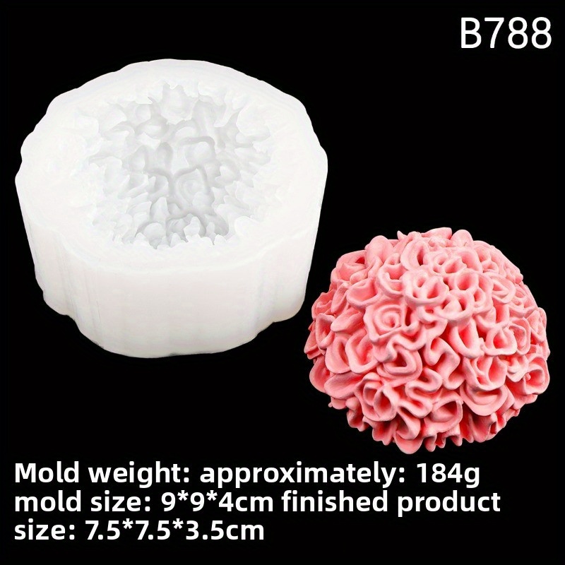 Bir kadife çiçeği silikon kalı - Candle Molds incelemesi ve fiyatı